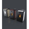 Pellet fireplace Interio 20 with heating connection, beige